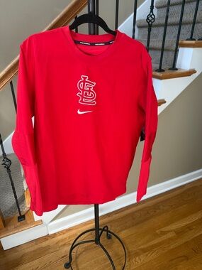 Nike Red St. Louis Cardinals Long-Sleeve Kids Tee
